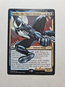 YURIKO THE TIGER'S SHADOW SPIDER-MAN MARVEL MAGIC ALTERED ART HAND PAINT DEMIAN - Picture 1 of 12