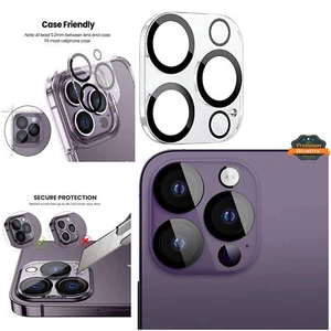 For Apple iPhone 16 Pro Tempered Glass Back Camera Lens Protector Cover - Picture 1 of 9