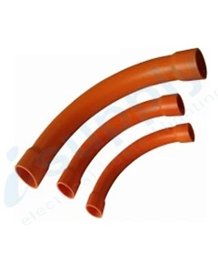 150mm Heavy Duty Orange Sweep Bend 90° - Picture 1 of 2