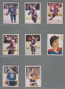 1981-82 pegatinas de hockey O-Pee-Chee Winnipeg Jets conjunto completo de equipo (8) opc - Imagen 1 de 2