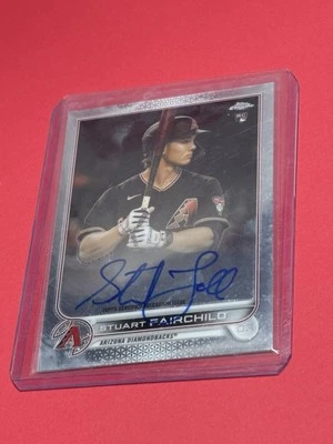 2022 Topps Chrome Stuart Fairchild Rookie Auto RC Rookie #RA-SF Diamondbacks - Image 1 of 2