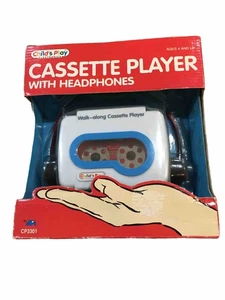 VTG JPI Childs Play Electronics Walk-along Cassette Player W/ Headphone for Kids - Picture 1 of 9