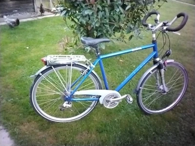 Shimano Herrenfahrrad 28 Zoll, 21-Gang, Blau, Federgabel - Bild 1 von 3