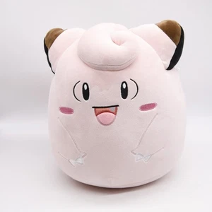 Pokemon Clefairy 10 inch Squishmallows Pink Plush - Picture 1 of 6