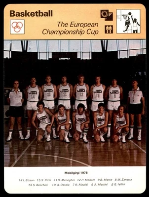Sportscaster #13-04 Copa del Campeonato de Europa 1977 - Baloncesto en muy buen estado/excelente Foto 1 de 2