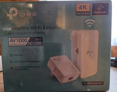 TP-LINK TL-WPA1000 KIT Gigabit Powerline Wi-Fi Kit - Weiß - Bild 1 von 3