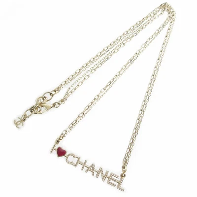 Collar Chanel Metal Esmalte Dorado Púrpura Mujer Usado Envío Gratis Foto 1 de 4