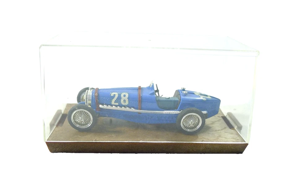 IDEA REGALO MODELLINO VINTAGE AUTO D'EPOCA BUGATTI  59 1933  HP 230 BRUMM 1/43 - Immagine 1 di 4