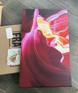 Designart PT8728-20-12 Purple in Antelope Canyon-Landscape Photography Canvas Pr - Picture 1 of 1