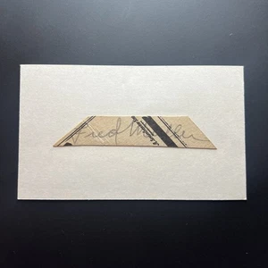 Fred Miller Signed Index Card Cut JSA LOA Brooklyn Dodgers 1910 Superbas RARE - Picture 1 of 2