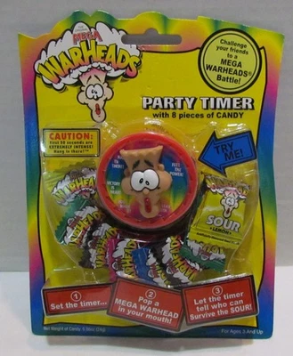 Mega Warheads Party Timer with 8 Pieces of Candy SEALED - Image 1 of 2