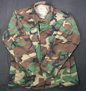 1993 U.S. Army Woodland Camouflage Pattern Combat Coat☆sz: Large-Regular☆CLEAN - Picture 1 of 8