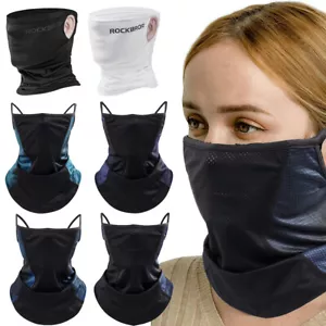 Motorcycle Half Face Mask Cooling Balaclava Neck Gaiter Face Cover for Men Women - Picture 1 of 24