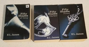 Fifty Shades Of Grey Trilogy - Freed - Darker - Set of 3 Books By EL James (4) - Picture 1 of 9