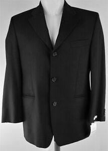 NEW $400 Michael Kors Men's Black Slim Fit 3-Button Suit Jacket sIze  38S