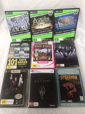 PC Games X 9 Skyrim-spiderman-prey, etc - Image 1 of 4