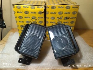 BMW E34 Fog lights Set 89-95 525i 535i 540i M5 L+R HELLA 8360941 8360942 OEM NOS - Picture 1 of 11