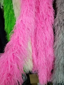 6 ply - 20 ply Purple Fluffy Ostrich Feathers Boa Wedding Party Decoration Scarf - Picture 1 of 12