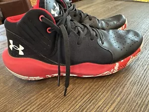 Under Armour Jet 21 Mens Basketball Shoes M Size 8.5 Red/Black - Picture 1 of 12