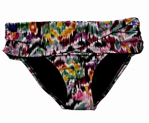 $59 Bleu Rod Beattie Size 6 Cinched SARONG HIPSTER Swimsuit Bottom Water Colors - Picture 1 of 9