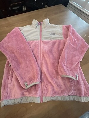 Casaco de lã The North Face Mossbud rosa Sherpa meninas tamanho XL - Imagem 1 de 4