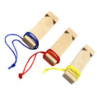  3 Pcs Wooden Whistle Toy Kids Musical Instrument Train Sound Graffiti