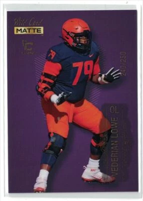 2022 Wild Card Matte Purple Vederian Lowe #240/250 Vikings - Image 1 of 2