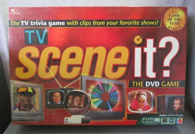 Mattel TV Scene It? Board  DVD Game TV Trivia Game Complete - Image 1 of 4