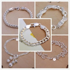 Ball Shaped Link Chains Bracelets Women Fashion Jewelry Accessory Charm Bracelet - Picture 1 of 28