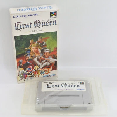 FIRST QUEEN Super Famicom No Instruction Nintendo 1740 sf - Image 1 of 4