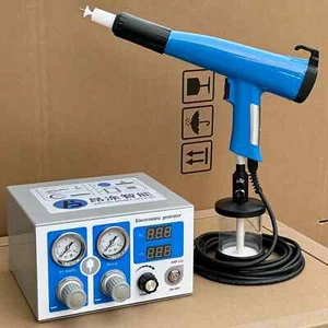 Digital Powder Coating Machine with Manual Powder Coating Spray Gun Test Cup - Picture 1 of 5
