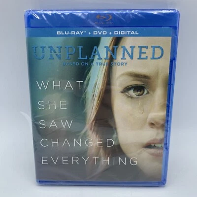 Unplanned (Blu-Ray + DVD + Digital 2019) BASED ON A TRUE STORY SEALED NEW - Image 1 of 4