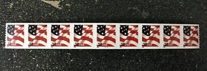2002USA #3632 37c Flag American Plate Number Coil Strip of 9 PNC Mint #1111 - Picture 1 of 2