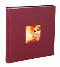 Flair Fotoalbum in Rot 30x30 cm 100 Seiten Seiten Jumbo Buchalbum Fotobuch