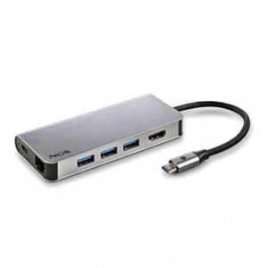 USB-C Dockingstation NGS Wonder Dock 8 in 1 Hub Light Grau Laptop MacBook » - Bild 1 von 4