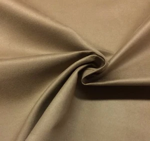 BALLARD DESIGNS MICROFIBER KHAKI BEIGE SUEDE TYPE FURNITURE FABRIC BY YARD 56" W - Picture 1 of 3