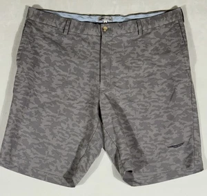 PETER MILLAR Shorts Herren 38 grau Camouflage Salem High Drape Performance Golf Chino - Bild 1 von 12
