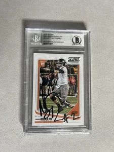 Mason Rudolph signed encapsulated Card Beckett BAS cert slabbed 2018 Score RC - Picture 1 of 2