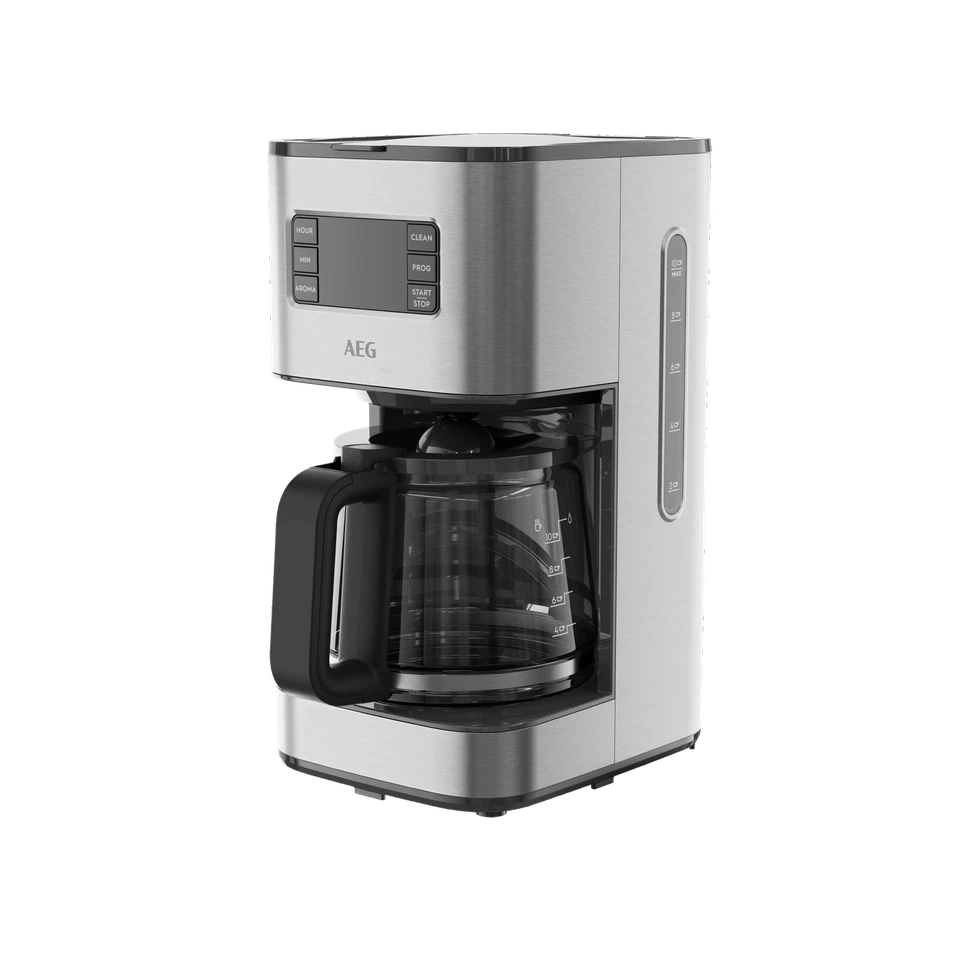 AEG Filterkaffeemaschine mit Timer CM5-1-6ST Deli 5 Edelstahl Schwarz - Bild 1 von 4