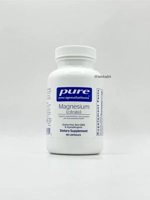 Pure Encapsulations magnésio (citrato) 90 cápsulas 10/27 - Imagem 1 de 4