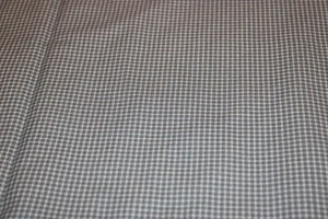 Concord Joan Kessler Cotton Fabric Blue and Cream Small Plaid 34x44 - Picture 1 of 4