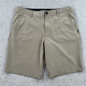 Pantaloncini ibridi O'Neill uomo 36 kaki marrone elasticizzato passerella chino asciugatura rapida casual - Foto 1 di 12