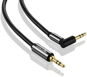 Poppstar 3m HQ Klinkenkabel 3.5mm Klinkenstecker gerade-90° für Kopfhörer uvm. - Afbeelding 1 van 7
