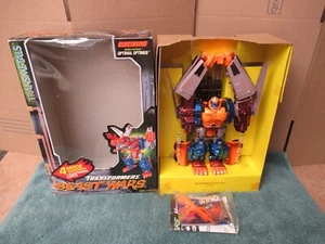 Vintage 1998 Transformers Beast Wars Transmetals Optimal Optimus Figur Hasbro - NEU - Bild 1 von 7