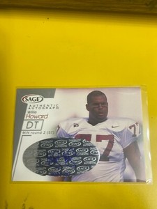 D32901  2001 SAGE Autographs Silver #A24 Willie Howard #202/400