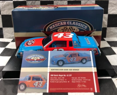 Richard Petty #43 1981 Nord Wilkesboro Vincitrice 1981 BUICK 1:24 Scala - Immagine 1 di 4
