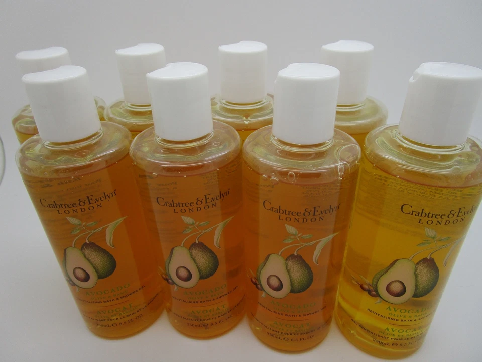 AVOCATE OLIVA Y ALBAHACA Crabtree & Evelyn Gel de Baño y Ducha Revitalizante Lote de 8 Foto 1 de 1