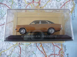 CHRYSLER 180 Bicolore Marron 1973 IXO pour Altaya 1/43 en Boite - Imagen 1 de 1
