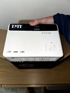 Mini Portable Projector 1080p with Bluetooth White - Picture 1 of 2