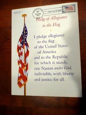 1957 4TH OF JULY "PLEDGE OF ALLEGIANCE TO THE FLAG" FDC FOLDER BUY IT NOW $12.99 - Image 1 of 4